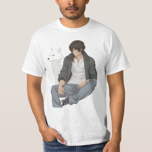 "Wolf's Rain - Kiba" T-shirt (Voorkant)
