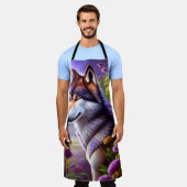 Wolf's schaduw in de maan schort (Gedragen)