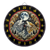 Wolf's Spirit verlicht het spel Dartbord (Voorkant)