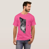 Wolf's Split Face Wolf Magische Wolven T-shirt (Voorkant volledig)