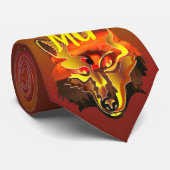 Wolf's Sunset Eye 2106 Stropdas (Opgerold)