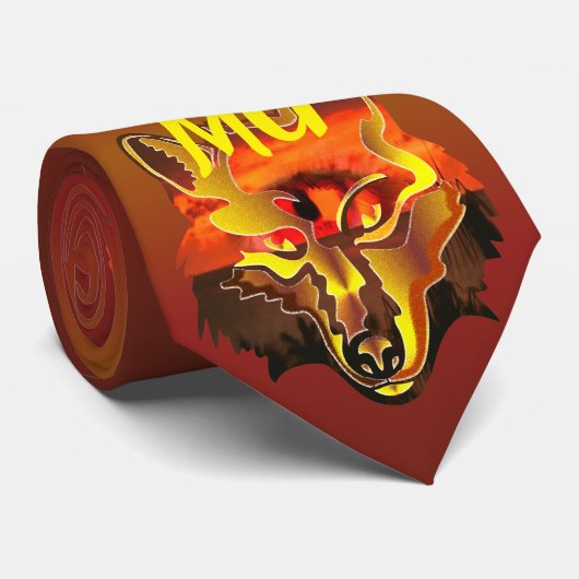 Wolf's Sunset Eye 2106 Stropdas (Opgerold)