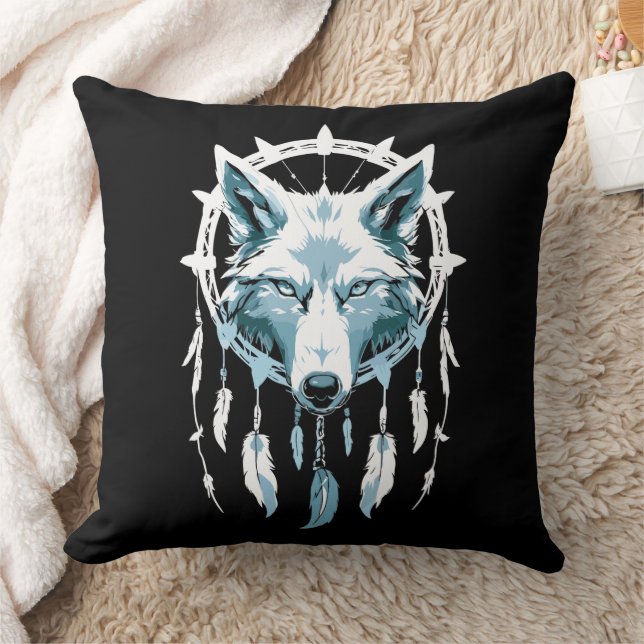 Wolf's Waarschuwing met Droomvanger Kussen (Deken)