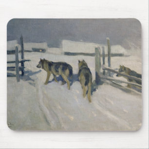 Wolfs, Winter Night, c.1910 Muismat