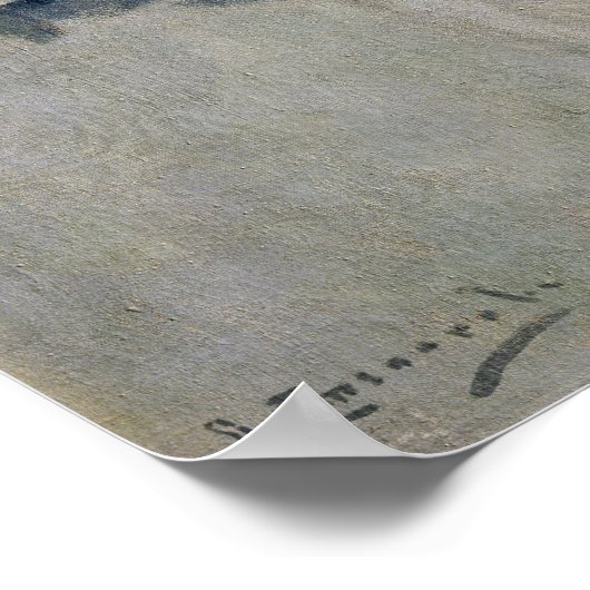 Wolfs, Winter Night, c.1910 Poster (Hoek)