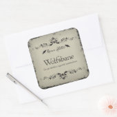 Wolfsbane Halloween Jar Sticker Label (Envelop)