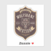 Wolfsbane Potion Label Sticker (Vel)