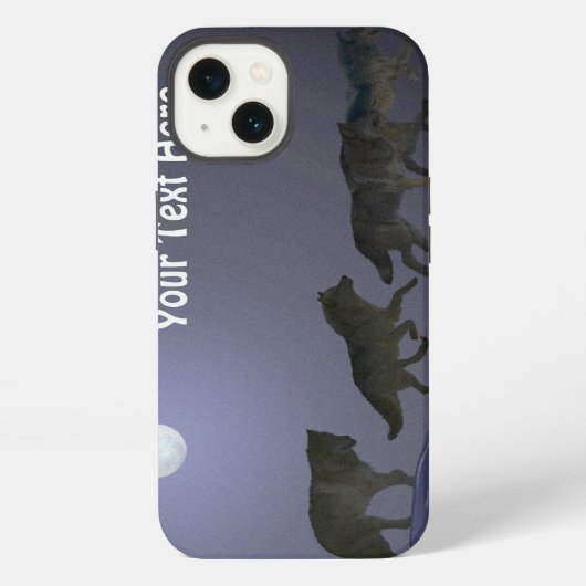 Wolfsbende iPhone Hoesje (Achterkant)
