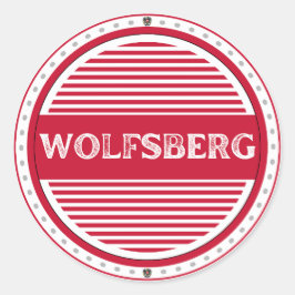 Wolfsberg City Pride Embleem – Oostenrijkse identi Ronde Sticker