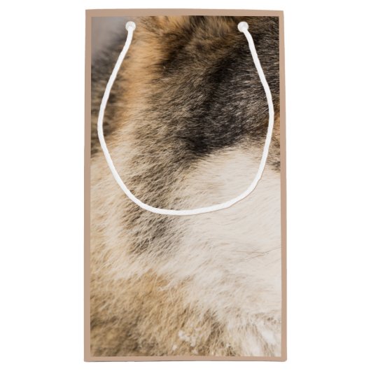 Wolfsbruin Klein Cadeauzakje (Achterkant)