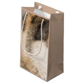 Wolfsbruin Klein Cadeauzakje (Achterkant Gekanteld)