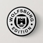 Wolfsburg Edition (zwart) Ronde Button 5,7 Cm (Voorkant)