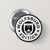 Wolfsburg Edition (zwart) Ronde Button 5,7 Cm (Voorkant /achterkant)
