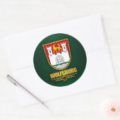 Wolfsburg Ronde Sticker (Envelop)
