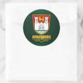 Wolfsburg Ronde Sticker (Tas)