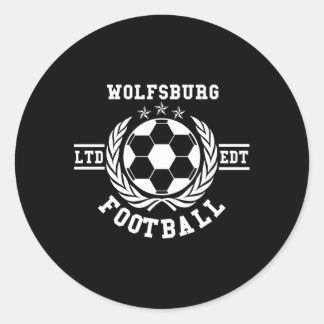 Wolfsburg Voetbal Jersey Ronde Sticker