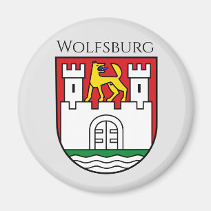Wolfsburg wapen, Duitsland Magneet