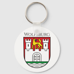 Wolfsburg wapen, Duitsland Sleutelhanger