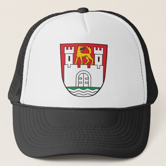 Wolfsburg wapenschild trucker pet (Voorkant)