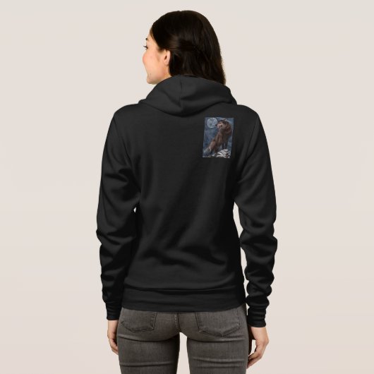 Wolfscapuchon Hoodie (Achterkant volledig)