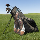 wolfsdier golfhanddoek (Groen)