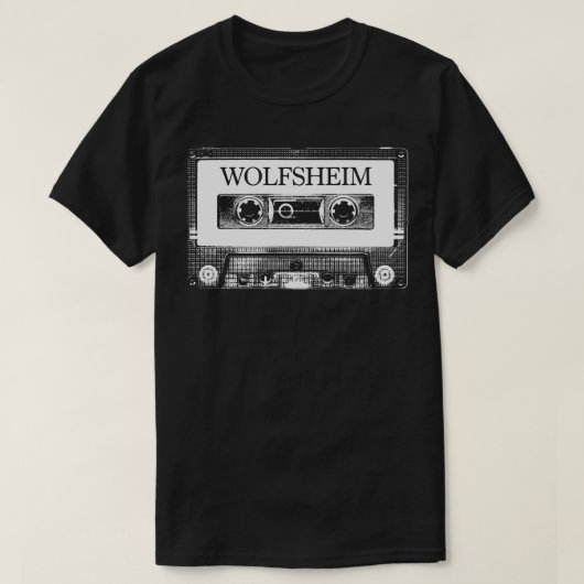 Wolfsheim-Cassettebandje T-shirt (Design voorkant)