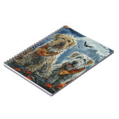 Wolfshond Halloween Spooky Notitieboek (Linkerzijde)