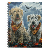 Wolfshond Halloween Spooky Notitieboek (Voorkant)