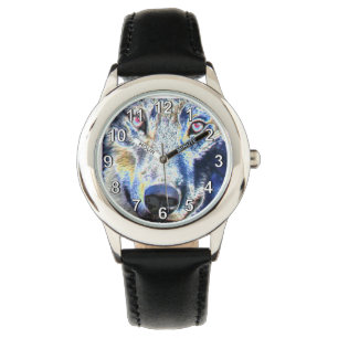 Wolfskleur Horloge