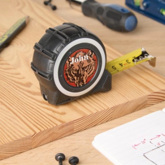 Wolfskop op Rood Rolmaat