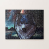 Wolfskopschilderij Legpuzzel (Horizontaal)