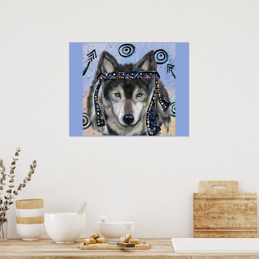Wolfskunst Poster (Keuken)
