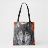 Wolfskunst Tote Bag (Voorkant)