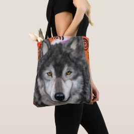 Wolfskunst Tote Bag