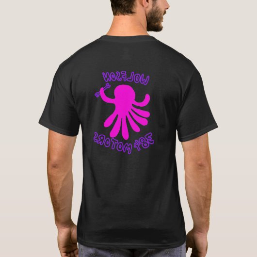 Wolfson 384 Motors Octopus T-shirt (Achterkant)