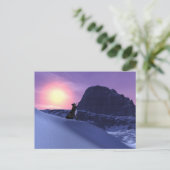 wolfsong briefkaart (Staand voorkant)