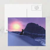 wolfsong briefkaart (Voorkant / Achterkant)