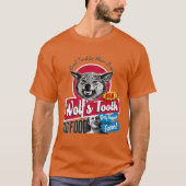 Wolfsooth Dog Food Dirty Hippie Flavor funny retro T-shirt (Voorkant)