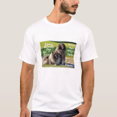 Wolfssprit-Keeshond Hondenras Traits T-Shirt (Voorkant)