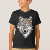 Wolftekening T-shirt (Voorkant)