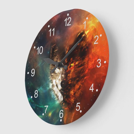 Wolfvuur en ijs grote klok (Hoek)