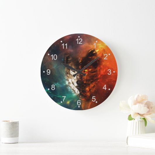 Wolfvuur en ijs grote klok (Huis)