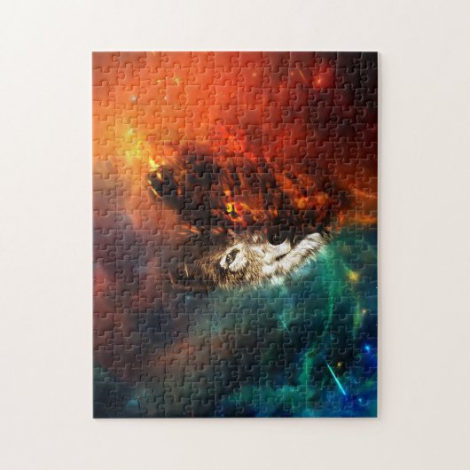 Wolfvuur en ijs legpuzzel (Verticaal)