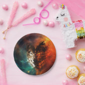 Wolfvuur en ijs papieren bordje (Feest)