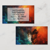 Wolfvuur en ijs visitekaartje (Voorkant / Achterkant)