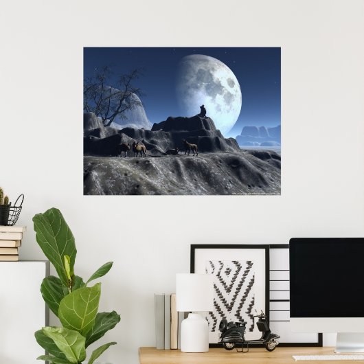 Wolfy Poster (Thuiskantoor)