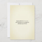 wolharige mammoet Baby shower Kaart (Achterkant)