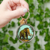 Wolharige mammoet sleutelhanger (Hand)