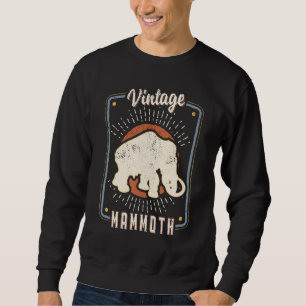 Wolharige Mammoet Vintage Retro Klassiek Dierenlie Trui