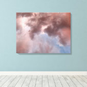Wolk #28 canvas afdruk (Insitu (Houten vloer))